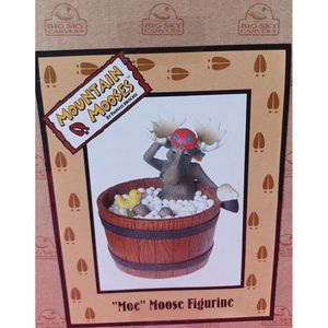 Big Sky Carvers 2006 Mountain Mooses  MOE Taking A Bath by Phyllis Driscoll NEW